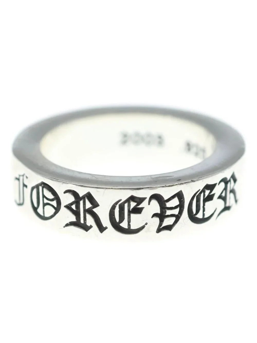 Chrome Hearts Spacer Forever Ring Silver